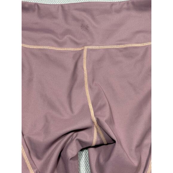 Athleta Mauve High Rise Leggings Size Medium 25” Inseam - Picture 7 of 7